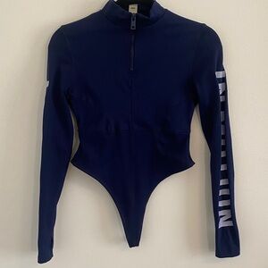 The Giving Movement Long Sleeve Navy Blue Softskin Bodysuit size Medium